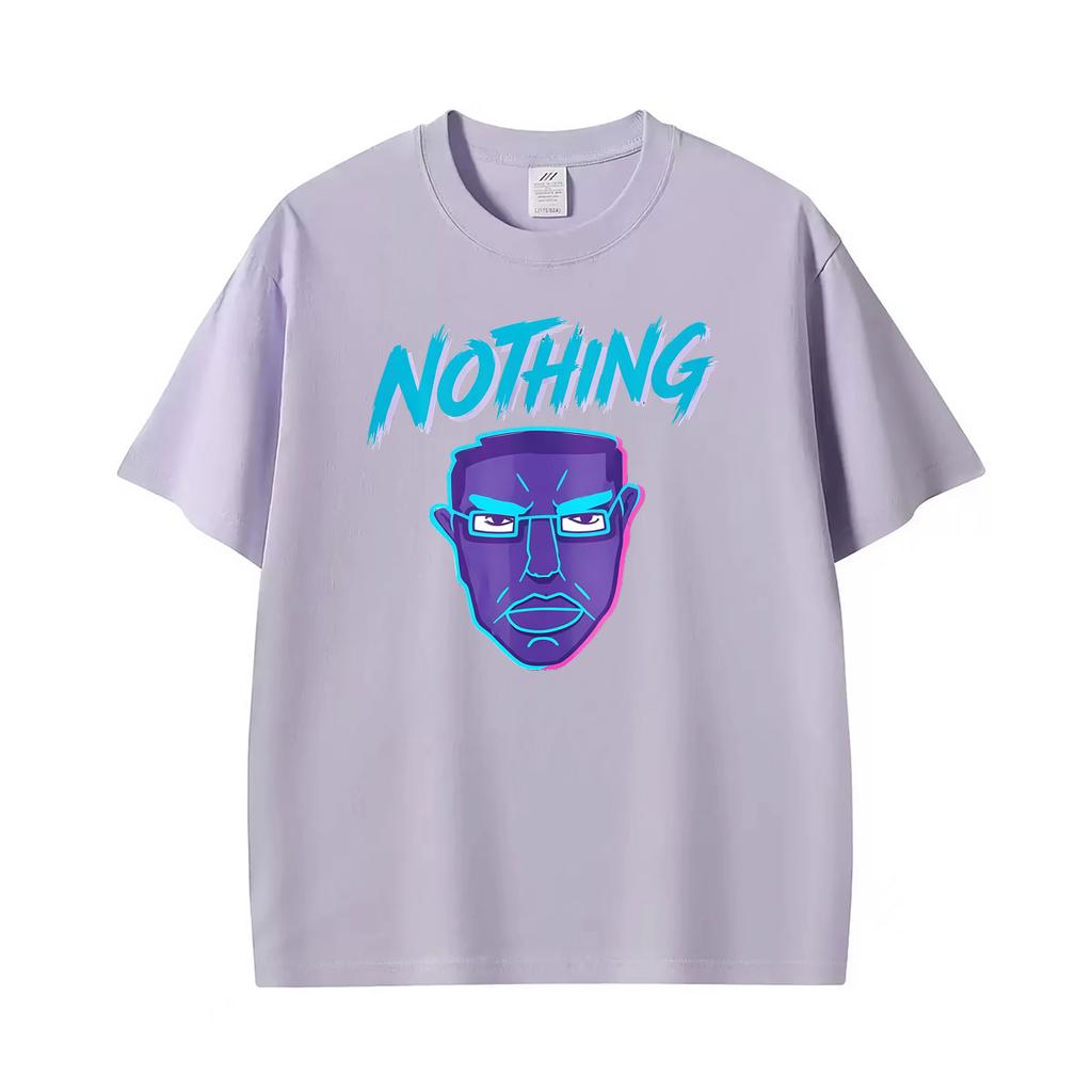 С футболкой The Meme Nothing Ever Happens Пародия на Wojak Troll Face Смешные графические футболки Унисекс Унисекс Оверсайз 100% хлопковые футболки