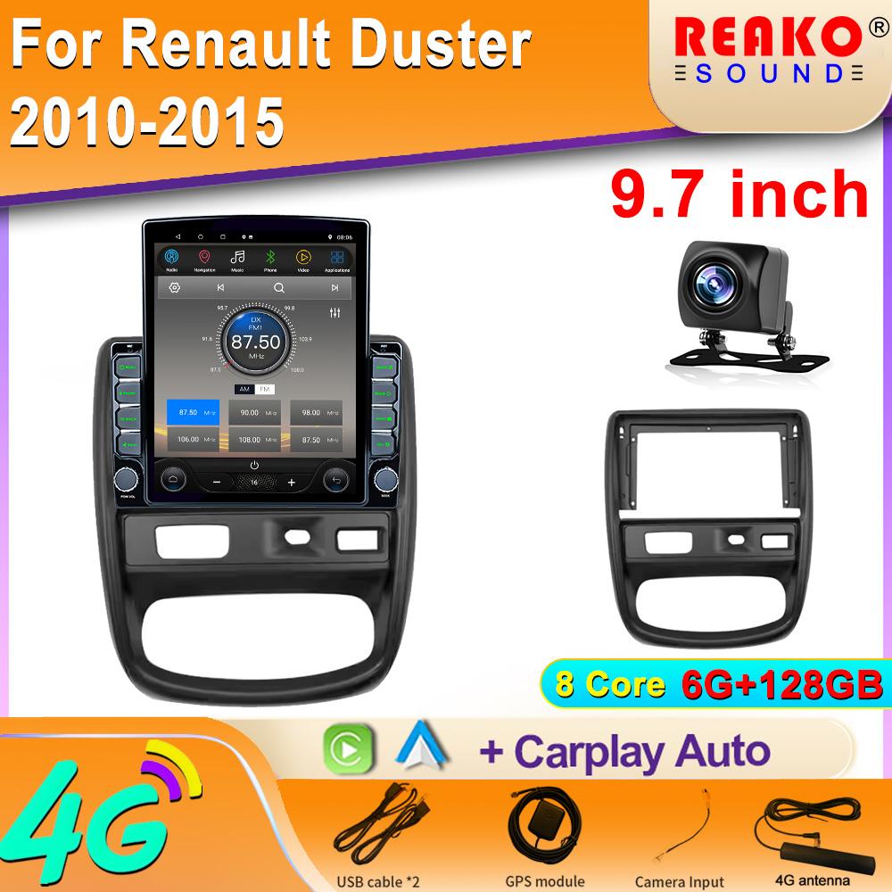 9,7-дюймовый вертикальный экран Tesla AndroidCar Radio для Renault Duster 2010-2015/Nissan Terrano 2014-16 GPS-навигатор