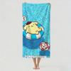 Мультяшное милое полотенце P-Pomponpurin для сушки после ванны, подходит для плавания, кемпинга, йоги, пляжа
