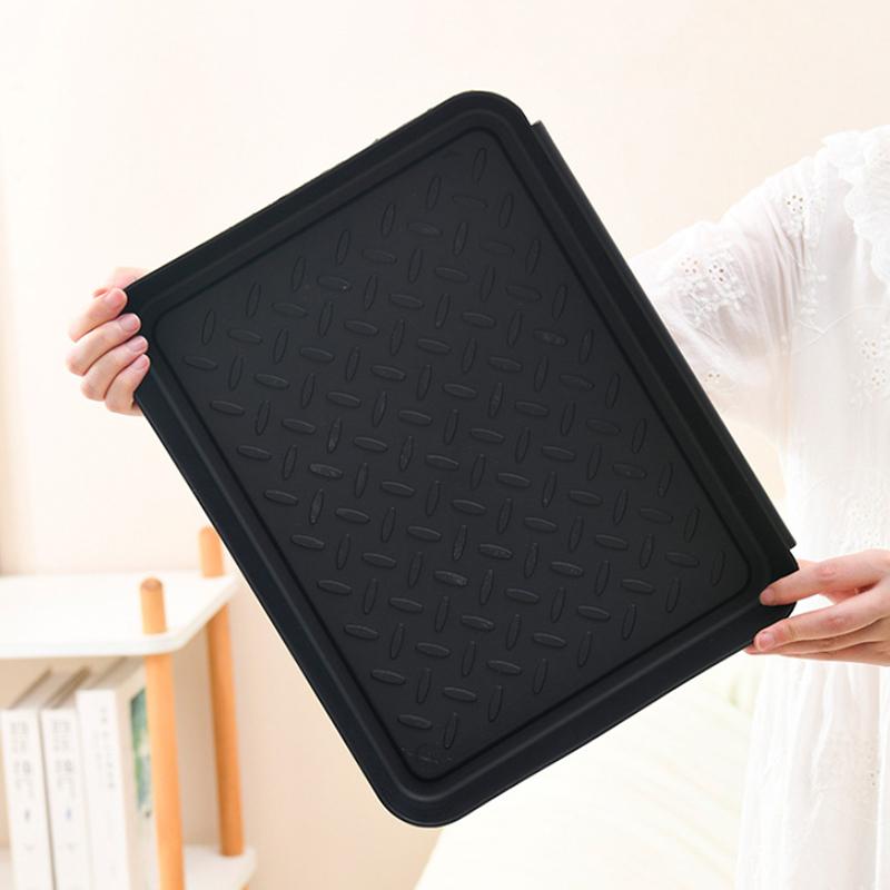 1/2/3Pcs Boot Tray Heavy Duty Shoe Mat Trays Car Shoes Storage Tray Dog Cat Bowl Mats Multifunctional Under Seat Container Box