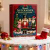 Веселый Щелкунчик Адвент-календарь 2025 24 дня Акриловое украшение с сюрпризом Миниатюры Рождественский Декор для Обратного Отсчета для Елки и Праздничной Экспозиции