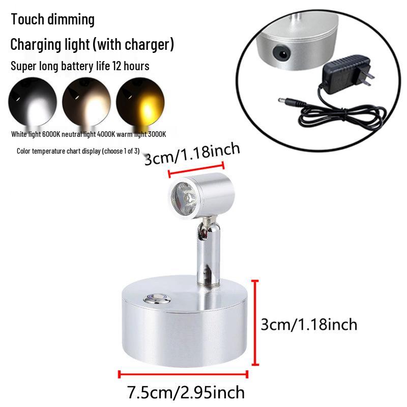 Tri-Color Touch Dimming Jewelry Display Light