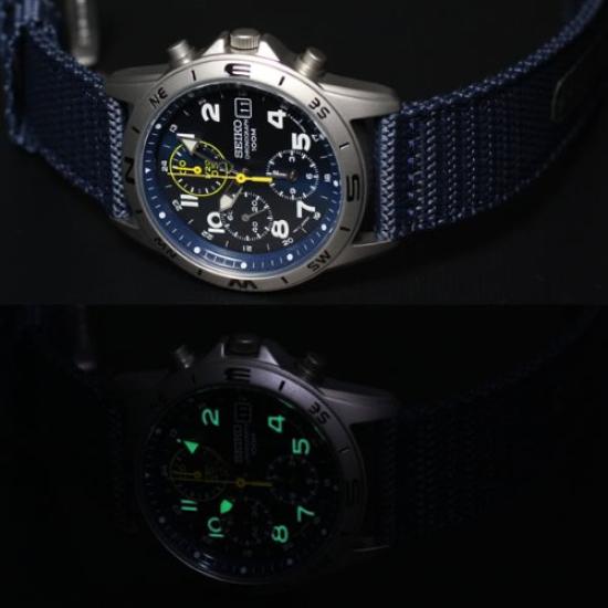 SEIKO SND379R Quartz Chronograph Watch