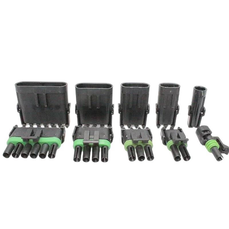 5/20/100 комплектов Delphi 2.5 серии GM Автомобильный 1/2/3/4/6-контактный водонепроницаемый штекерный разъем 12010975 DJ302/3/4/61Y-2.5-11/21