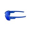 OCEAN CHAMELEON Floating Sunglasses, UV Protection, Recycled Materials, Interchangeable Frame & Strap, Matte Blue (Polarized Blue REVO Lenses),