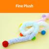Cat Teaser Stick Long Handle Soft Color Plush Ball Bite-resistant Cat Playing Teaser Wand Toy Pet Supplies