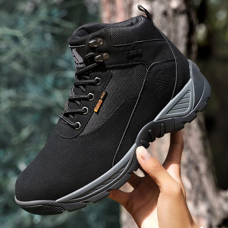Ботинки для пустыни, ботинки для походов на открытом воздухе со шнуровкой, дышащие ботинки для тренировок по охоте, легкие нескользящие мужские ботинки с высоким голенищем