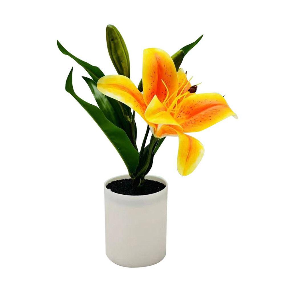 Реквизит для фотосессии Имитация цветка в горшке Пластиковый Искусственный бонсай Яркий Искусственный цветок Настольное украшение