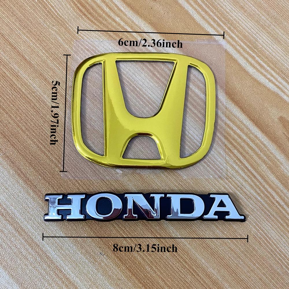 Honda Motorcycle Head Front Windshield Motorcycle Decoration H Letter Logo Electric Vehicle Modification Label Sticker ahx256