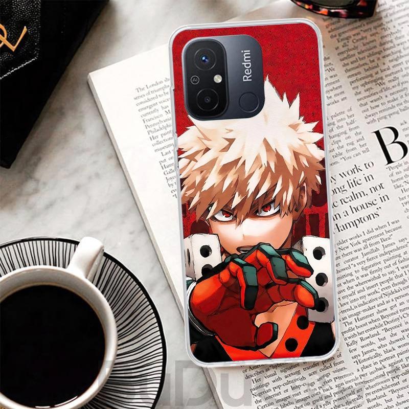 Бактего Кацуки MHA Мой герой Чехол для Xiaomi Redmi 14C 13 13C 12 12C 10 10C 9 9C 9T 9A Чехол для телефона 10A 8A 8 7A 7 6A 6 Pro K70 K60
