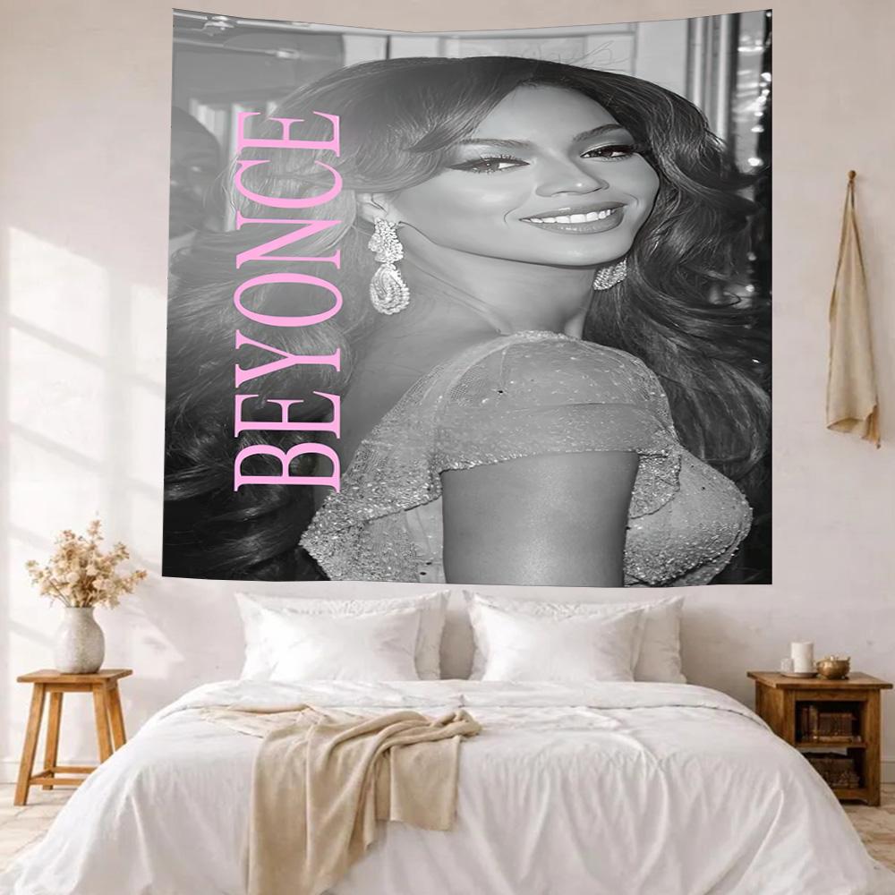 Beyonc Wall Decor Tapestry Art For Pet Memorial Birthdaywedding Party Backdrop Family Gift