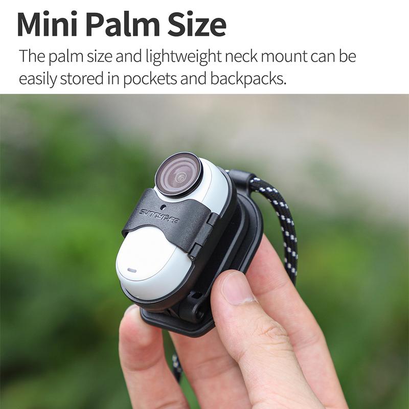 Neck Hold Mount For Insta360 Go 3/3S Multi-Angle Shooting Magnetic Necklace Standing Action Camera Accessories Necklace Strap
