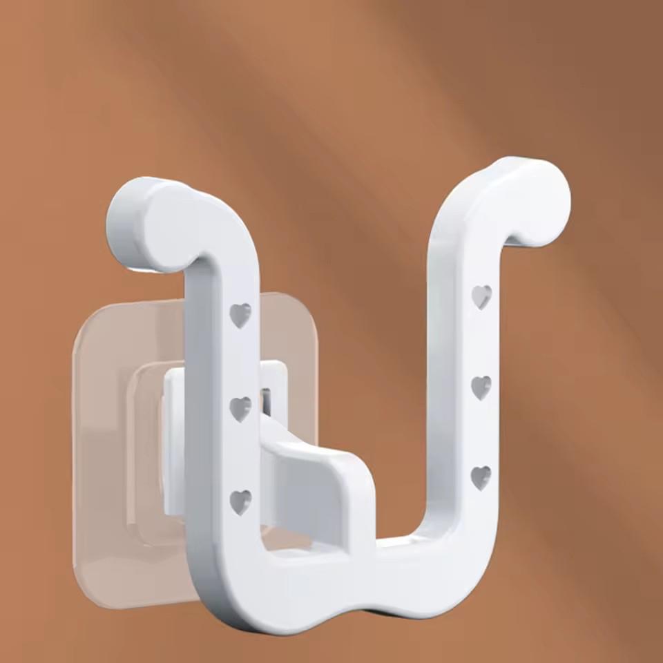 U-образная стойка для тапочек настенная перфорированная стойка для слива унитаза настенная стойка для хранения в ванной комнате полка для сандалий в ванной комнате