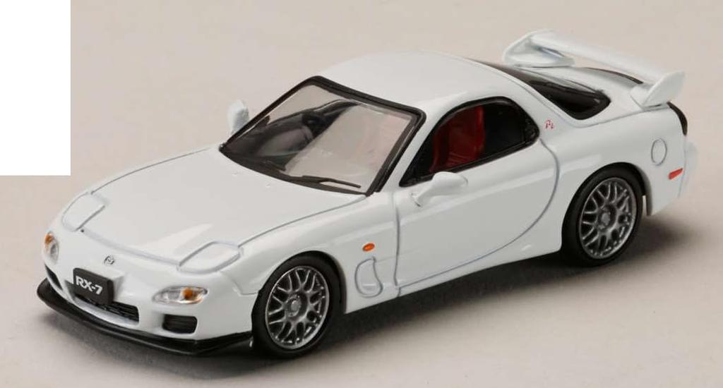 Mazda TYPE RZ с дисплеем двигателя Чисто-белый 1/64 RX-7 (ФД3С) Модель,