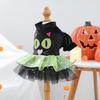 Comfortable Dog Halloween Dress Two Legged Dog Lace Skirt Cute Puppy Sweatshirt  Cosplay Party