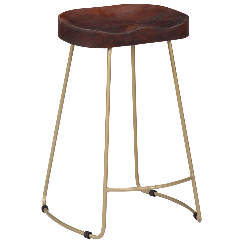 Gavin Bar Stool 2 pcs Solid Mango Wood