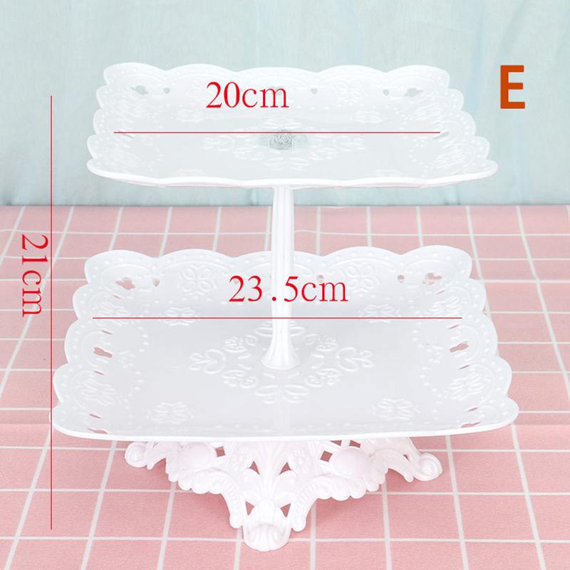 European Style Cake Stand Snack Rack Fruit Cupcake Tray Birthday Decorations