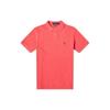 Polo Logo Fitted Short Sleeve Polo Shirt Men tops Red 710680784-205