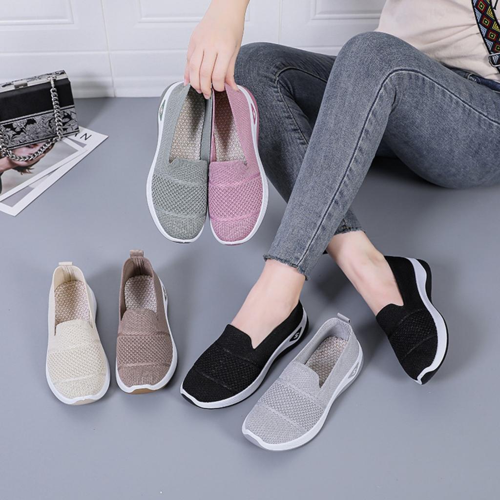 Versatile Soft-soled Soft Surface Shoes,Lazy One Foot Stirrup,Casual Fashion Bean Shoes,Flat Casual Single Shoes