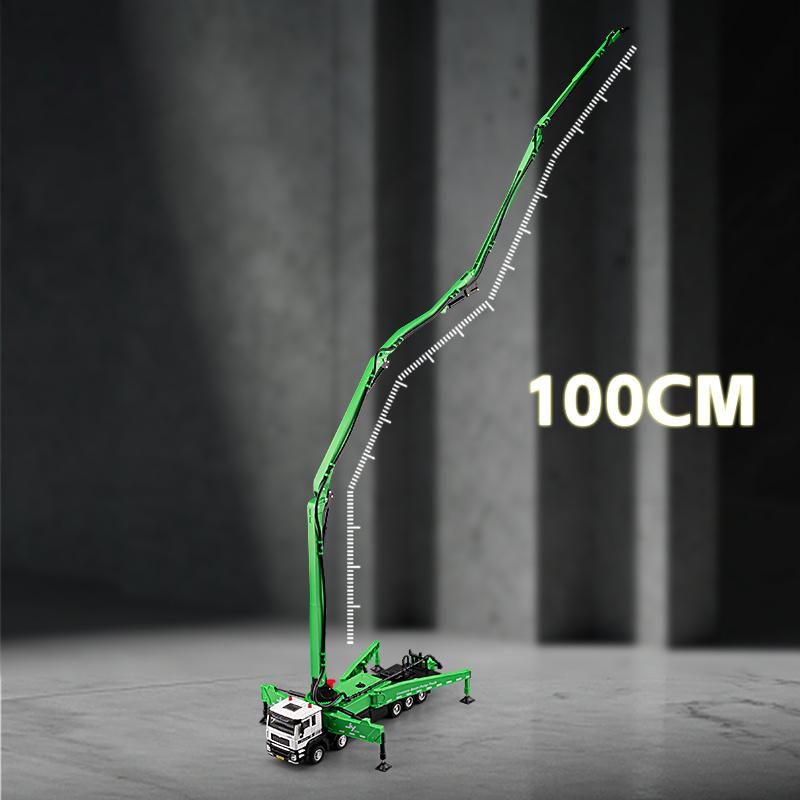 1:50 Cement Concrete Pump Truck Engineering Vehicle Alloy Diecast Model Car Children's Toy Kid Boy Holiday Gift With Sound Light