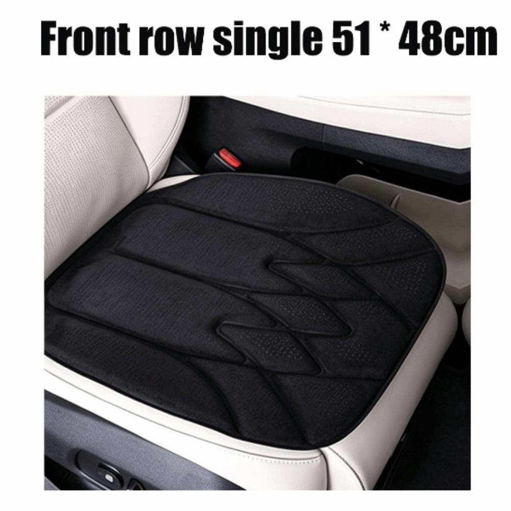 Stitched Car Seat Cushion Microfiber Faux Suede Seat Protector Auto Seat Cover  Universal