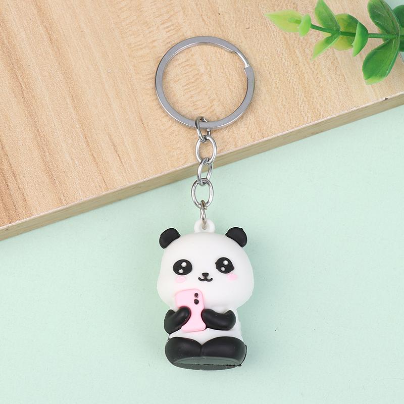 Creative Cartoon Red Panda Keychain Couple Keychains Pendants Car Bag Key Chains