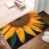 1PC Sunflower Pattern Kitchen Rug Non-Slip Door Mat Pop Design Bathroom Rug Bath Mat Carpet for Home Sink Laundry Decoreeree