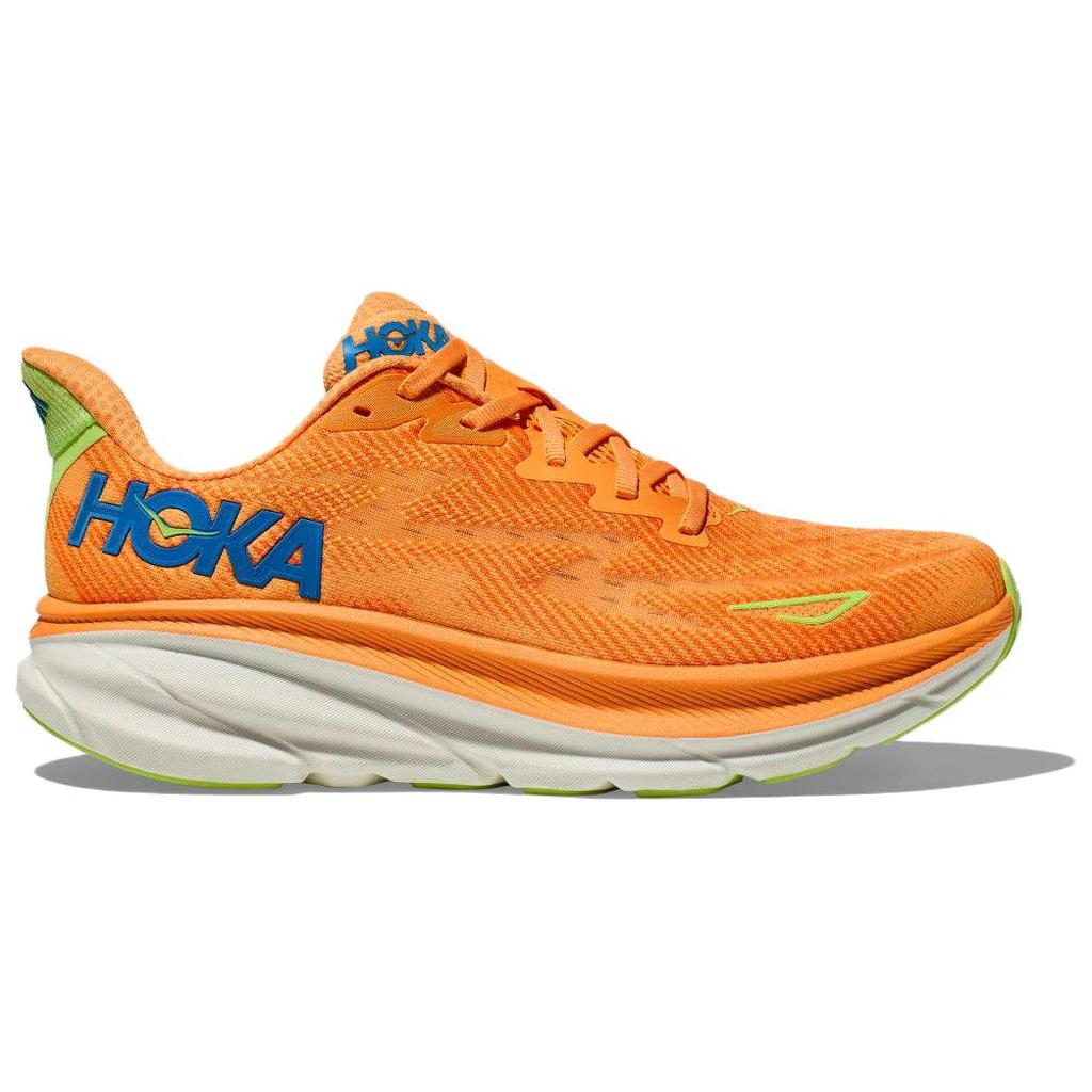 HOKA One One Clifton 9 Solar Flare Lettuce Men Sneakers 1127895-SLRL
