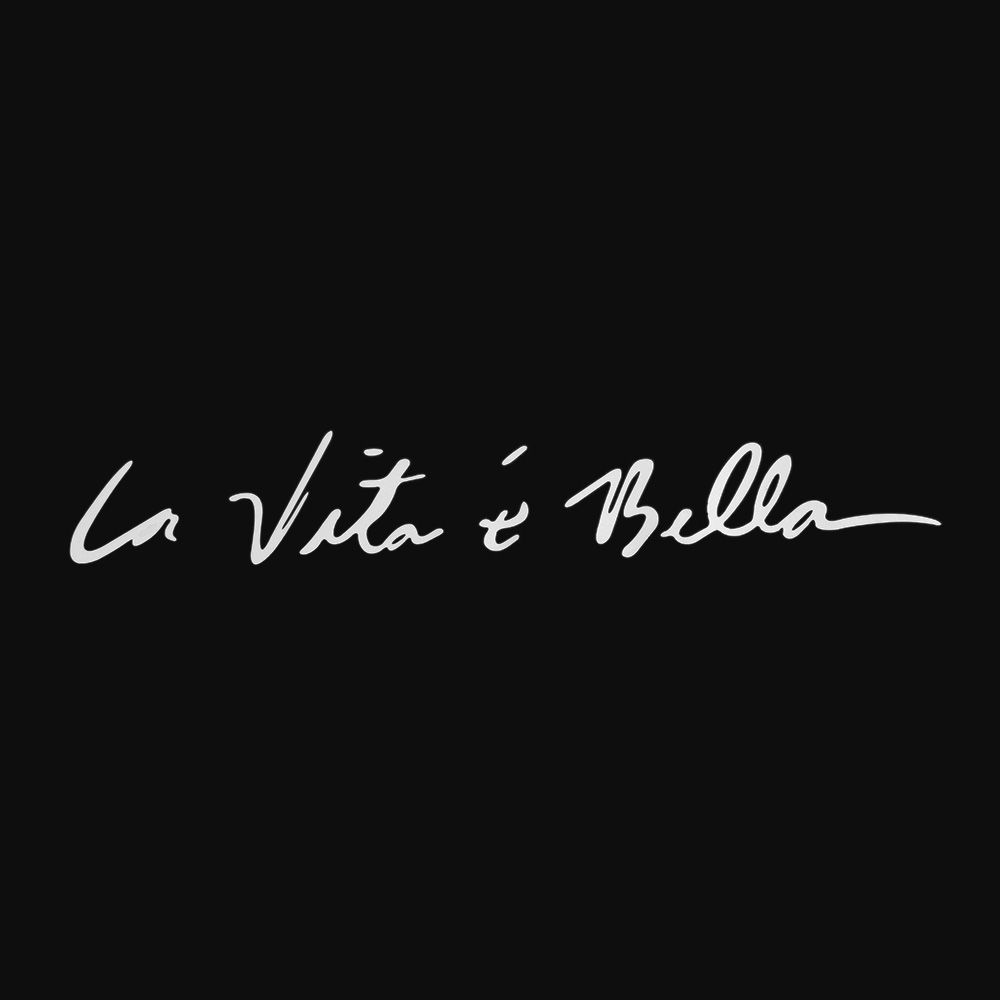 Bumper Decal Reflective Decoration Funny La Vita E Bella Vehicle Decal Car Sticker Vinyl