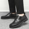 Туфли мужские весна осень кожа повседневная деловая обувь для мужчин низкая цена костюм высокое качество мода 2024 стиль коровья кожа