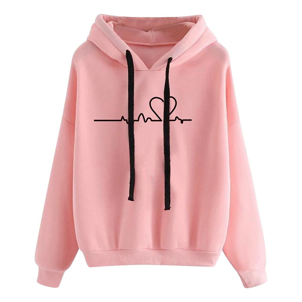 Women's Autumn Winter Hoodie Sweatshirt Pullover Tops Long Sleeved Comfortable