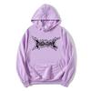 Худи с графическим логотипом Denzel Curry, с длинным рукавом, флисовые, с капюшоном, повседневные, унисекс, стритвир, женские топы