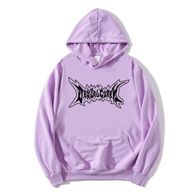 Худи с графическим логотипом Denzel Curry, с длинным рукавом, флисовые, с капюшоном, повседневные, унисекс, стритвир, женские топы