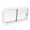 Marine Window 800x400mm Rounded Slide Bidirectional Moving Sealed Waterproof High Light Transmission for Ships Yachts