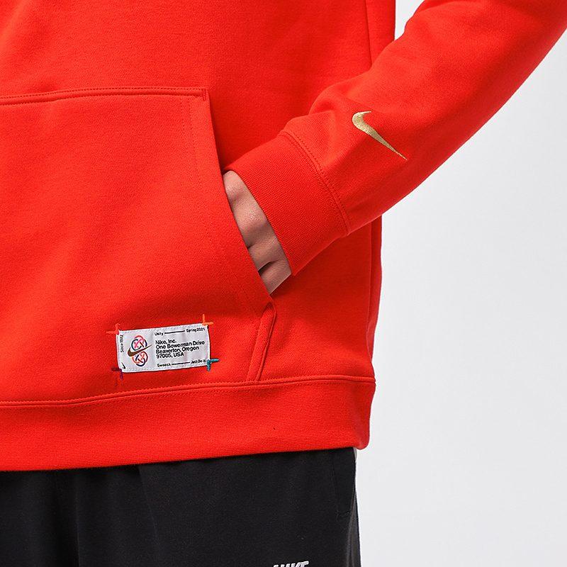Nike Толстовки Мужские Университетский Красный С Капюшоном Умеренная Обычная DH1382-606