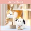 Cute Plush Bee Dog Keychain With Soft Short Fur Ideal Bag Accessories Gifts And
