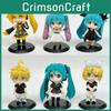 Hatsune Miku Pvc Model Doll With Articulated Pose For Gift And Display