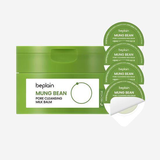 BEPLAIN Очищающий молочный бальзам для пор Green Bean 100 мл Специальное предложение (+3мл*4шт)