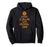 Keep Calm Bitcoin BTC Криптовалюта Gold Blockchain Present Hoodie