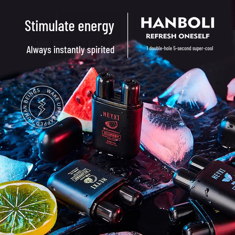 HEYXI Han Yuanxi Energy Stick: Vitality Refreshing Nasal Inhaler with Cooling Oil for Drowsy Driving.
