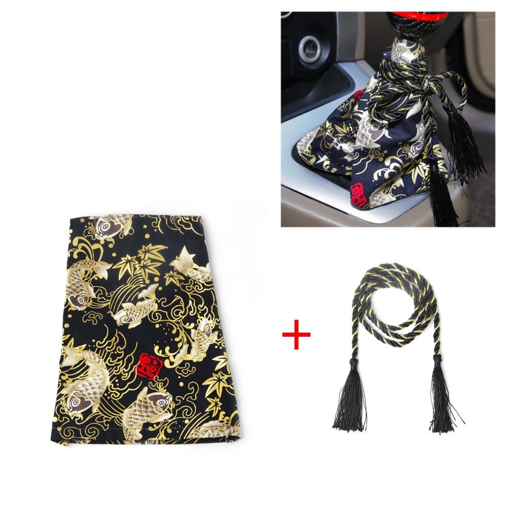 Gearbox Gear Decoration Parts In-car Accessories Universal Shift Lever Knob Boot Cover Racing Shift Knob Collars