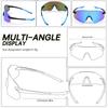 Colorful Cycling Sunglasses Anti Fog Windproof Sports Goggles UV400 Running Outdoor Bike Protective Eyewear