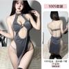 Erotic Underwear, Sexy Pure Desire, Spicy slit dress, 2D uniform, Seductive no-Take pajamas 1005