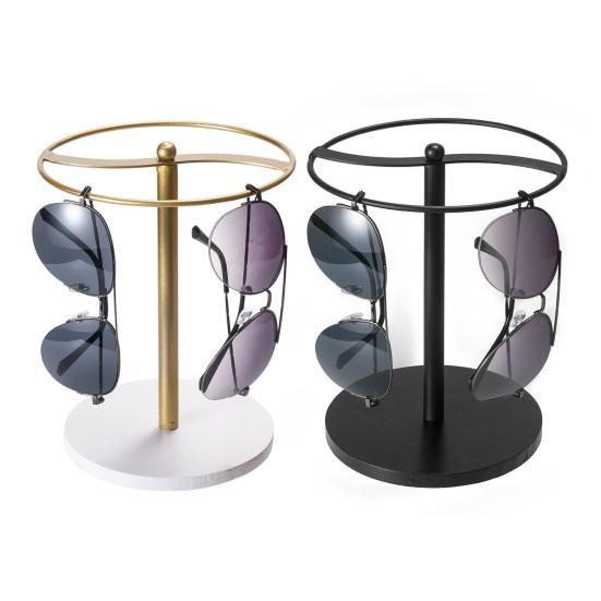 Органайзер для солнцезащитных очков, металлическая стойка для хранения с устойчивым основанием, простая сборка, настольный органайзер для очков