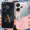 Для Xiaomi Poco M6 4G Чехол PocoM6 Pro Стильный Чехол с Буквами Прозрачный Силиконовый Чехол для Телефона Для Xiaomi Poco M6 Pro PocoM6 5G Мягкие Чехлы