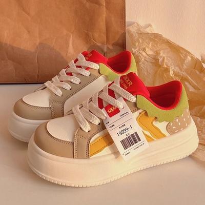 Дизайнерские новые цветные модные туфли на плоской подошве, женские удобные дышащие туфли на толстой подошве, симпатичные повседневные женские кроссовки