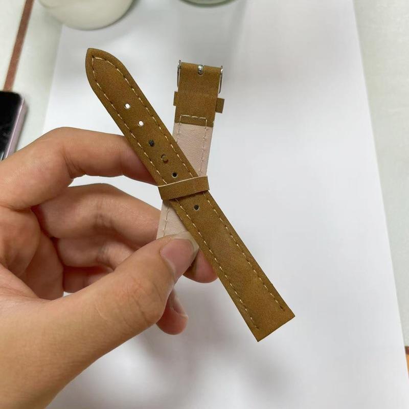 Аксессуары для часов, Унисекс, Цветной кожаный ремешок, Ремешок из ПУ кожи, Браслет с пряжкой-булавкой, Студенческий