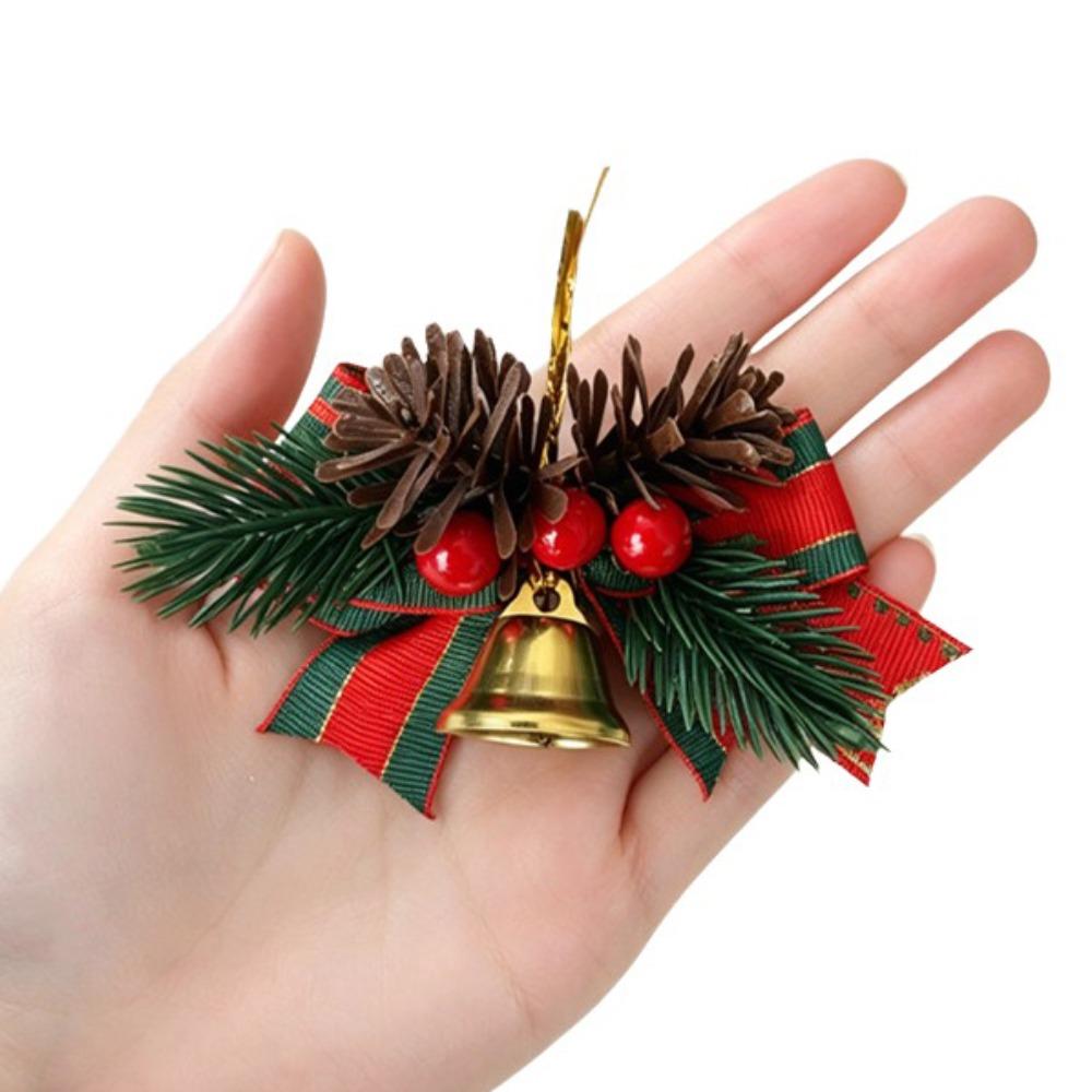 Creative Christmas Bell Pendant Crisp Sound Christmas Decoration Bells Home Door Decor