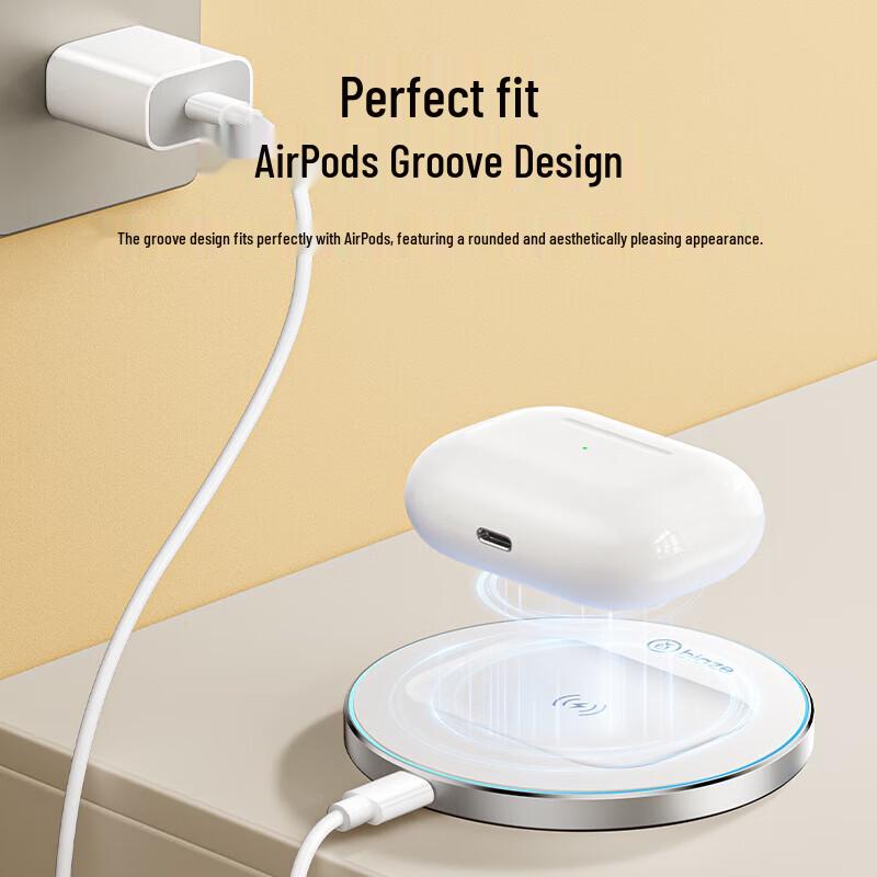 BIAZE Универсальное беспроводное зарядное устройство для AirPods и телефонов