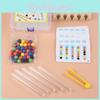 Wooden Test Clip Beads Color Cognition Puzzle Toy Preschoolers For